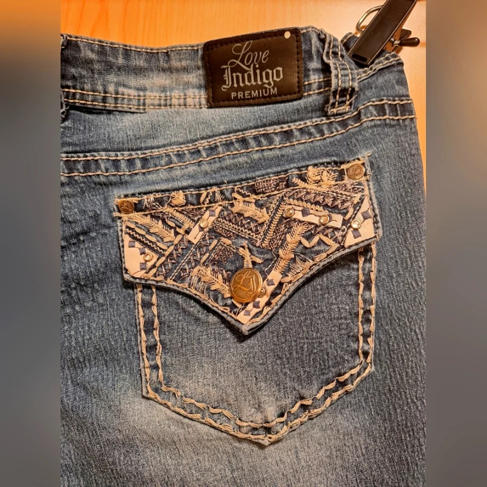 Love Indigo Premium Jean's Size 10 - Picture 5 of 8